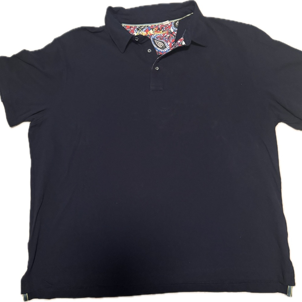 Robert Graham Skull Polo Navy XXL